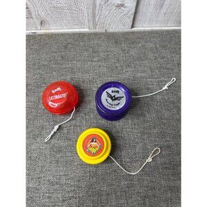 Yo-Yo Mixed Lot of 3 Bam Red Ultimate Purple Soaring Eagle Yellow Wonder Woman